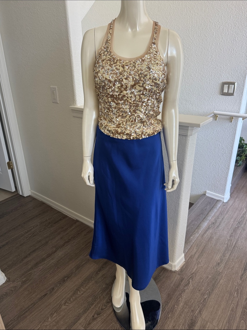 Elegant Blue Women's Skirt